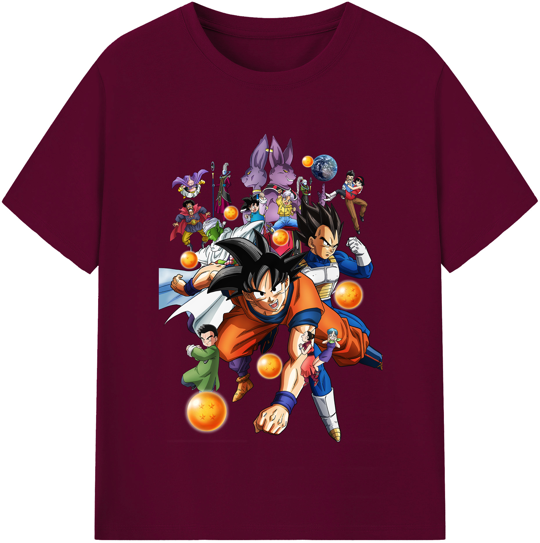 （画像用） ドラゴンボール DRAGON BALL レディースカジュアルプリントTシャツ（綿100％）